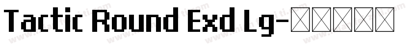 Tactic Round Exd Lg字体转换